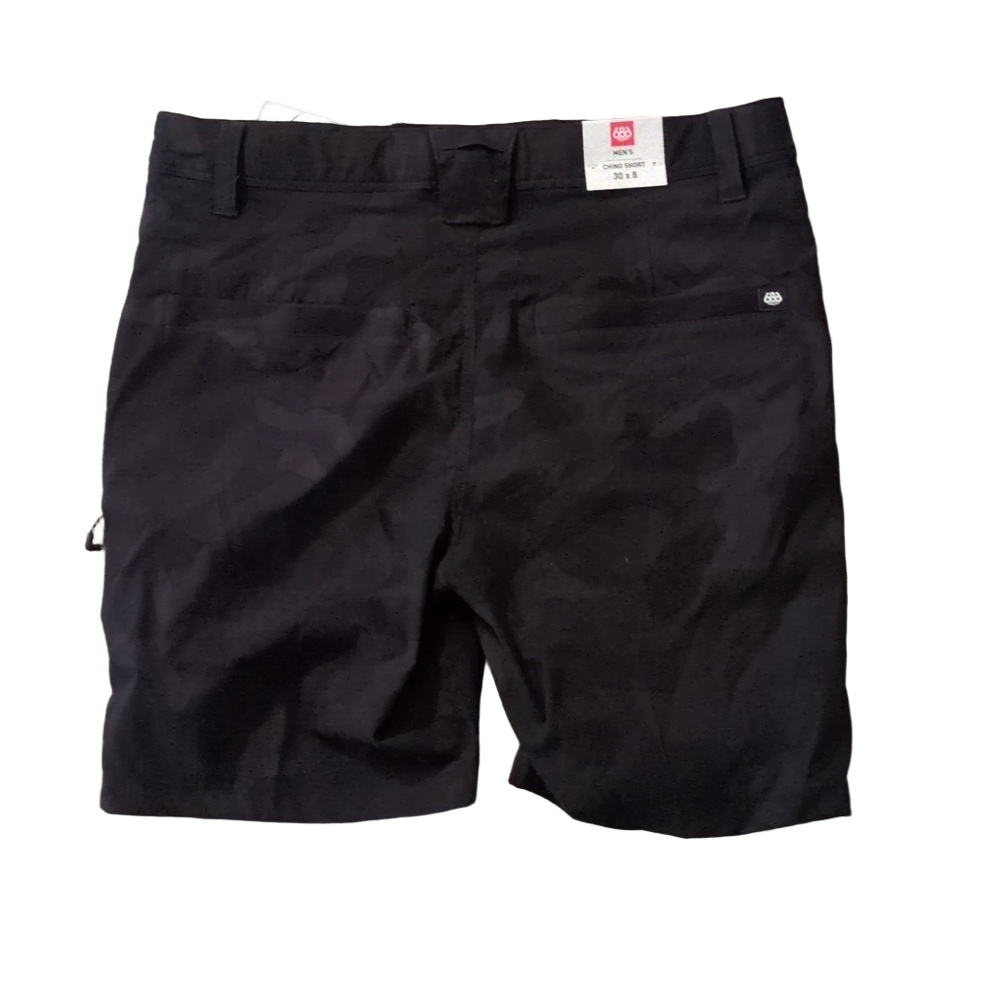 686 Everywhere Featherlight Black Chino Shorts Size 30x8 - Picture 11 of 12